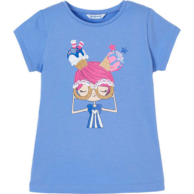 Cupcake Graphic T-Shirt, Blue