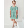 Embroidered Dress, Mint Green - Dresses - 2