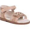 Eco Leather Sandals, Pink - Sandals - 1 - thumbnail