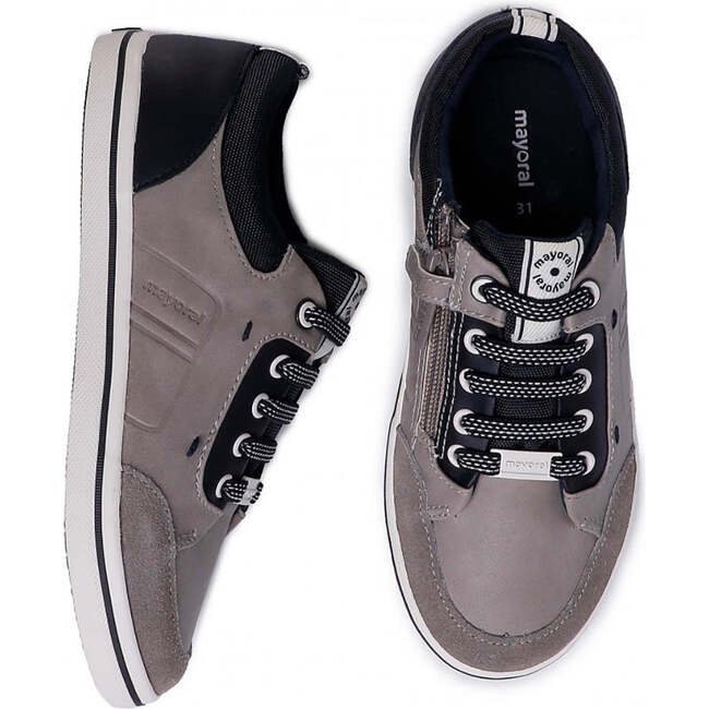 Colorblock Casual Sneakers, Gray