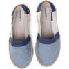 Denim Espadrilles, Navy - Slip Ons - 2