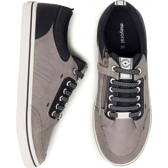Colorblock Sneakers, Gray - Sneakers - 2