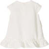 Zebra Graphic Dress, White - Dresses - 2
