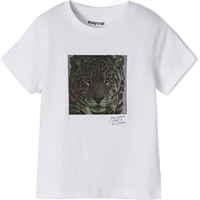 Tiger Box Graphic T-Shirt, White