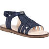 Tassel Sandals, Navy - Sandals - 1 - thumbnail