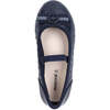Ballerina Flats, Navy - Slip Ons - 2