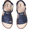 Tassel Sandals, Navy - Sandals - 2