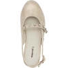 Rhinestone Mary Janes, Gold - Mary Janes - 2