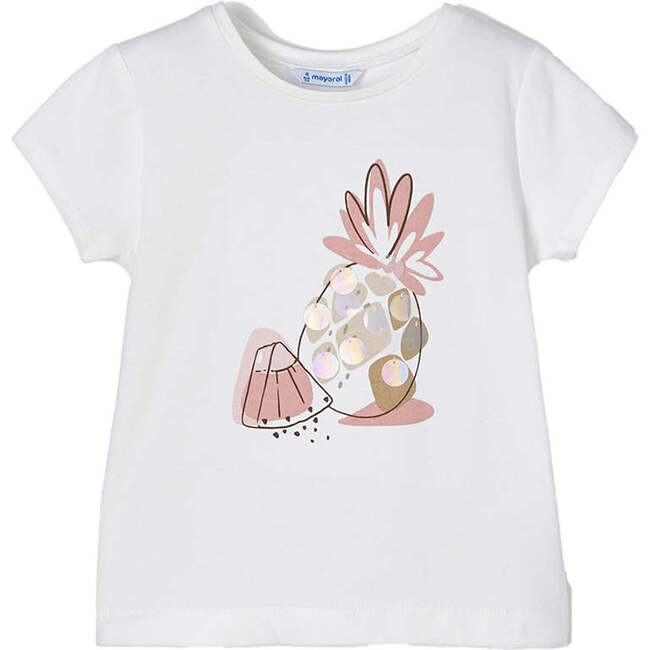 Pineapple Graphic T-Shirt, White