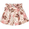 Pineapple Print Skirt, Pink - Skirts - 1 - thumbnail