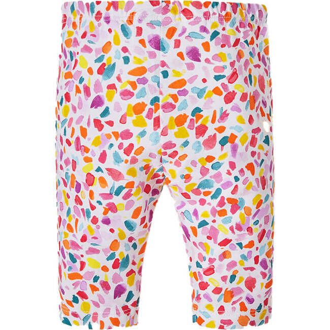 Rainbow Polka Dot Leggings, Pink - Leggings - 2