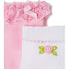 2pc Floral Sock Set, Pink - Socks - 2