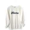 Women's Daizey Mama Printed Sweatshirt, White - Sweatshirts - 1 - thumbnail