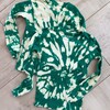 Tie-Dye Toddler PJ Top, Green - T-Shirts - 2