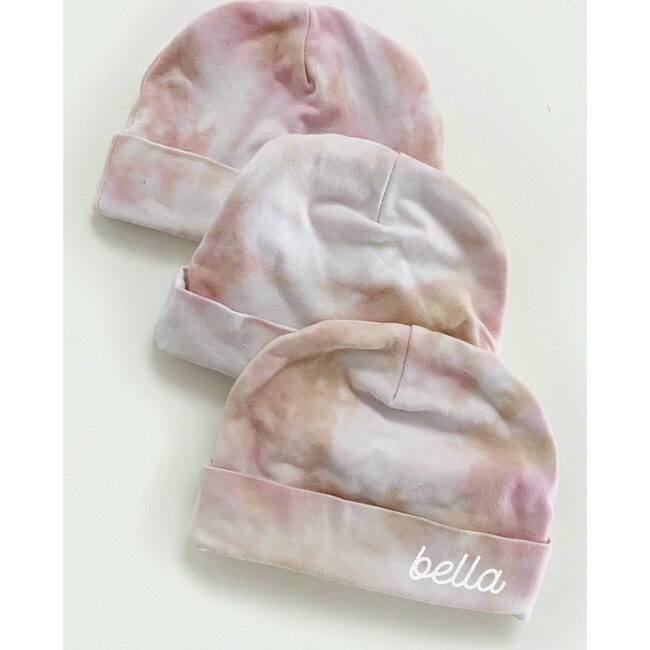 Personalized Baby Hat, Dustdye Rose Tie-Dye - Hats - 2