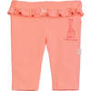 Ruffle Pants, Peach - Pants - 1 - thumbnail