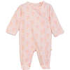 Giraffe Print Bodysuit, Pink - Onesies - 1 - thumbnail