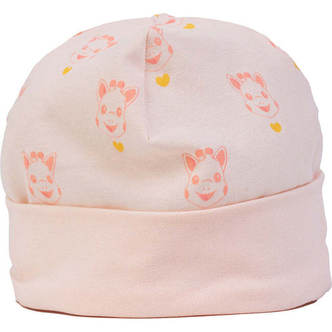 Giraffe Print Cap, Pink