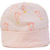 Giraffe Print Cap, Pink - Hats - 1 - thumbnail