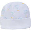 Giraffe Print Cap, White - Hats - 1 - thumbnail