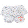 Polka Ruffle Logo Shorts, White - Shorts - 1 - thumbnail