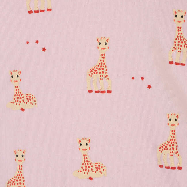 Giraffe Print Outfit, Pink - Mixed Apparel Set - 2