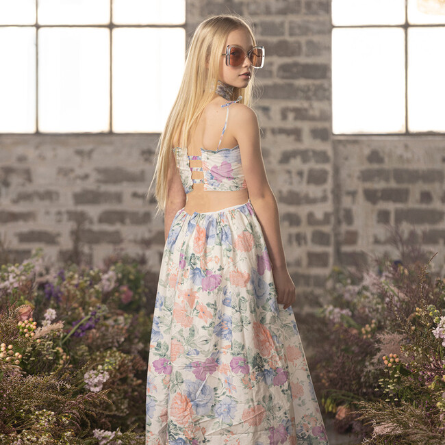 chinese dress ladies Amelia Floral Poplin Maxi Dress main image 1