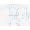Mini Radish Take Me Home Outfit, Bay Blue - Mixed Apparel Set - 1 - thumbnail