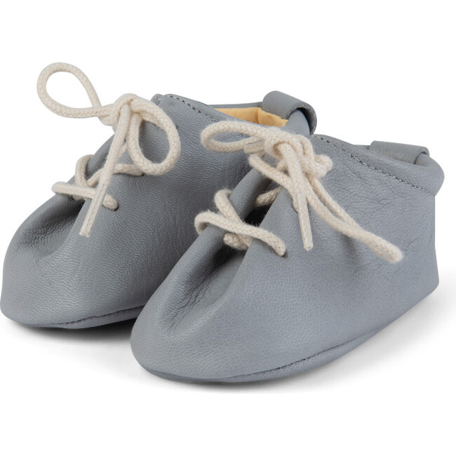 Lace-up Booties, Grey