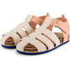 Eco Fisherman Sandals, Cream & Salmon - Sandals - 4