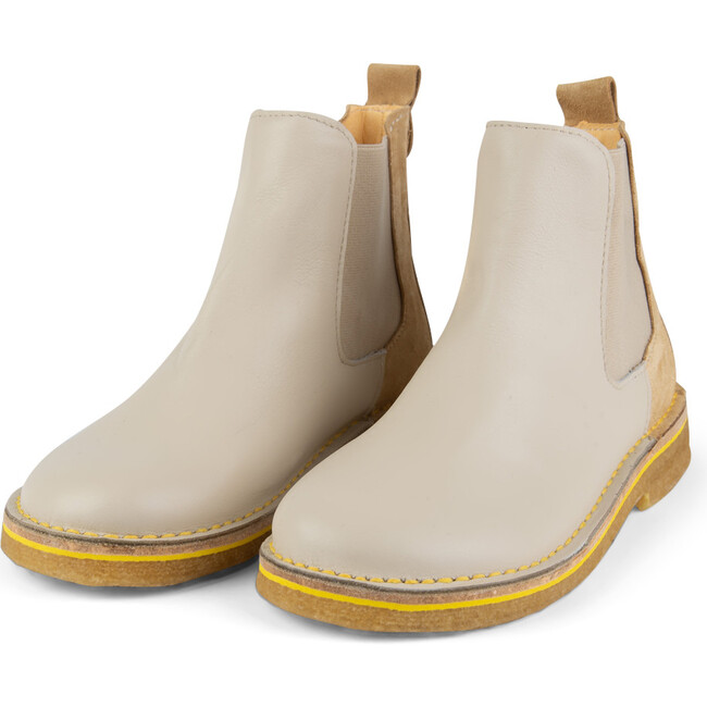 Chelsea Boots, Cream - Boots - 2