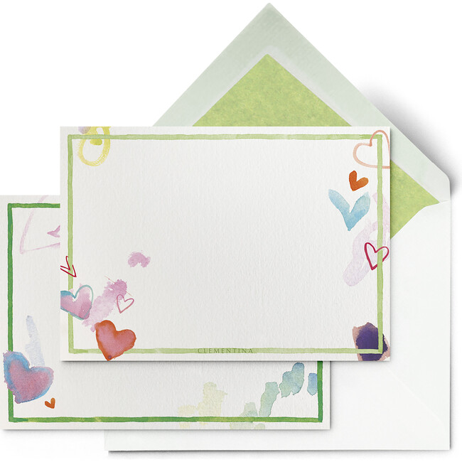 Set of 10 Child-At-Heart Stationery, Multi