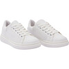 Lace Sneakers, White - Sneakers - 1 - thumbnail