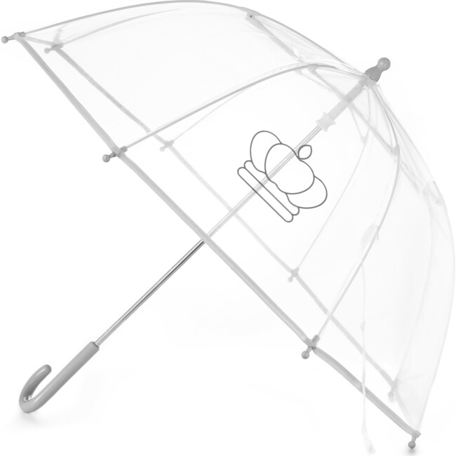 Clear Umbrella, Silver Logo
