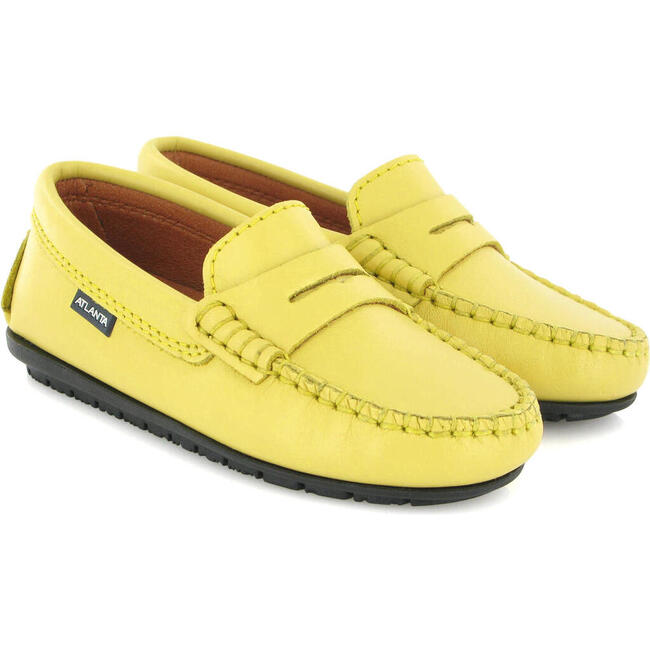Penny Smooth Leather Moccasins, Sun - Loafers - 3