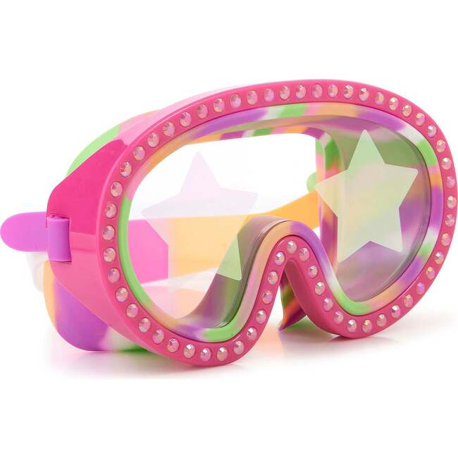 Star Glitter Swim Goggle, Pink - Goggles - 2