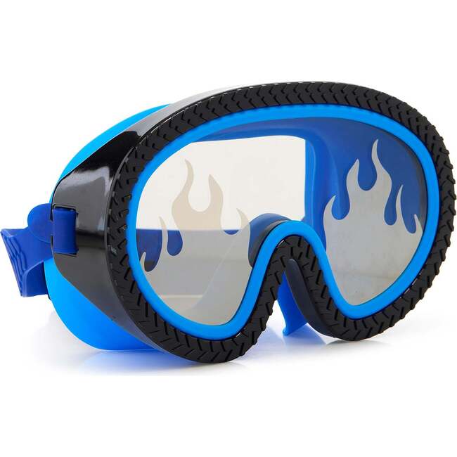 Wheelie to the Finish Line Swim Goggle, Blue