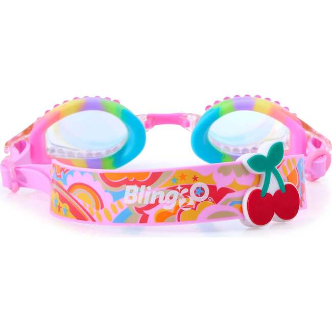 Swirl Glitter Swim Goggle, Rainbow - Swim Goggles - 3
