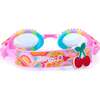 Swirl Glitter Swim Goggle, Rainbow - Swim Goggles - 3