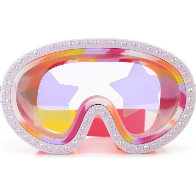 Rainbow Star Swim Goggle, White - Goggles - 1