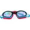 Ride the Wave Pool Party Swim Goggle, Red - Swim Goggles - 1 - thumbnail