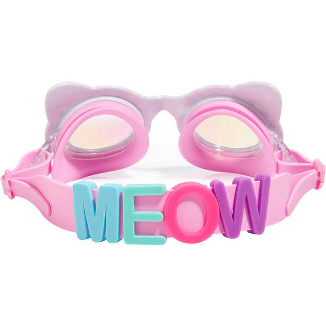Purr-fect Cat's Meow Swim Goggle, Pink