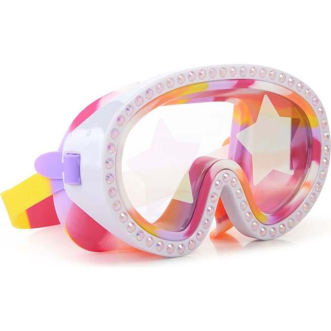 Rainbow Star Swim Goggle, White