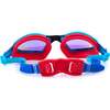 Ride the Wave Pool Party Swim Goggle, Red - Swim Goggles - 3