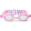 Party Funfetti Swim Goggle, Pink - Swim Goggles - 1 - thumbnail