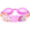 Purple Rain Glitter Swim Goggle, Purple - Swim Goggles - 3