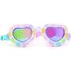 I Luv Candy Sweethearts Swim Goggle, Rainbow - Goggles - 1 - thumbnail
