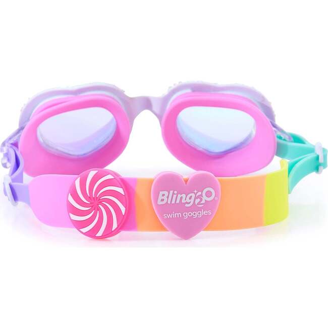 I Luv Candy Sweethearts Swim Goggle, Rainbow - Swim Goggles - 3