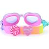 I Luv Candy Sweethearts Swim Goggle, Rainbow - Goggles - 3 - thumbnail