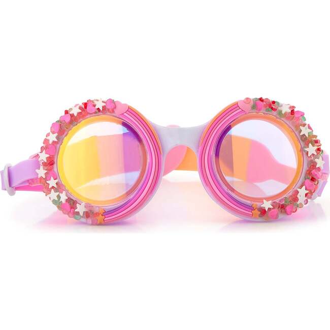 Berry Cupcake Sprinkles Swim Goggle, Pink
